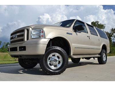 2005 ford excursion diesel limited 4x4  lift clean very nice!!!