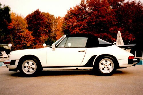 1985 porsche 911 carrera cabriolet - original owner/triple mint