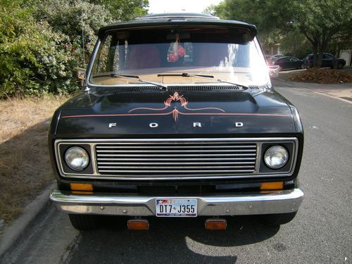 1978 ford econoline e-150 custom van .  awesome interior and low miles  4.9l