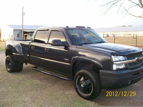 2004 chevrolet silverado 3500 lt crew cab dually pickup 4-door 6.6l*