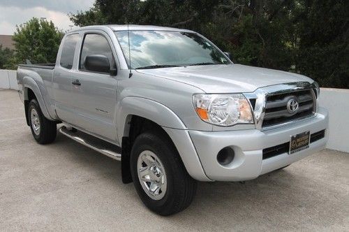 10 prerunner silver gray cloth 2.7l 5sp. access cab back up camera 2wd texas