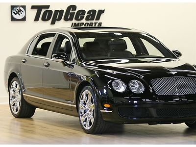 2006 bentley flying spur black on black fully optioned 20" wheels rear climate !