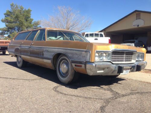 1973 chrysler town &amp; country 440 9 passenger wagon mopar classic 29k miles