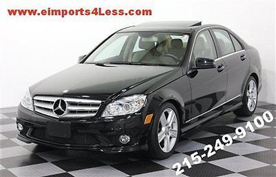 C300 4matic sport package 2010 black/beige low miles one owner clean carfax awd