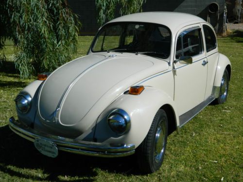 1971 super beetle bug / tan &amp; black / great condition / phoenix az.
