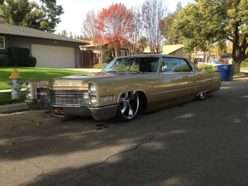 1966 cadillac coupe deville bagged lead sled lowrider custom