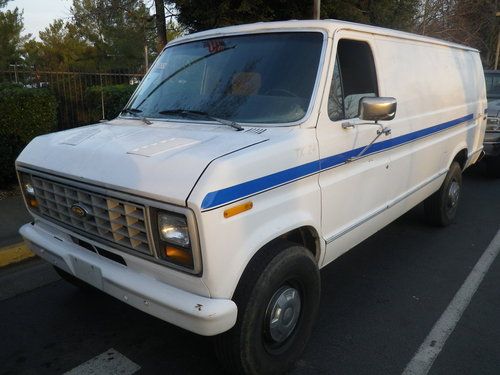 1990 ford e350 cargo ext van / diesel eng / 60 day layaway / worldwide shipping