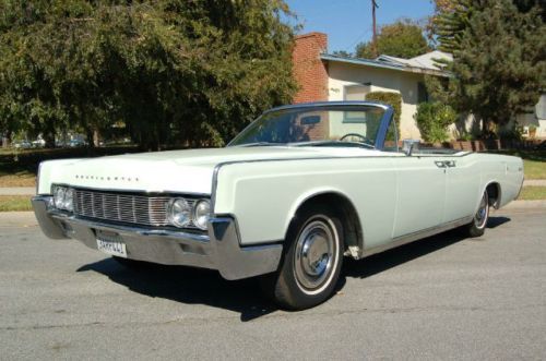 1967 lincoln continental - beatiful california convertible - low miles