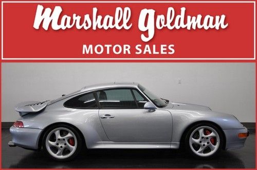 1996 porsche 993 twin turbo in polar silver  25,700 miles completely serviced