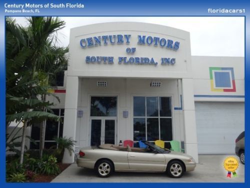 1998 chrysler sebring jxi convertible 2.5l v6 auto low mileage leather loaded