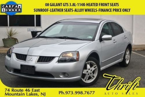 08 galant gts 3.8l-114k-heated front seats-sunroof-leather seats-alloy wheels