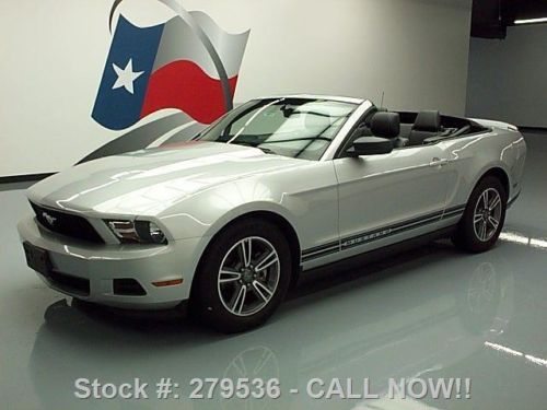 2012 ford mustang v6 premium convertible leather 26k mi texas direct auto