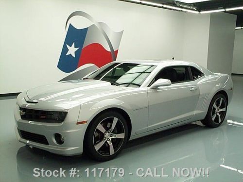 2010 chevy camaro 2ss auto sunroof htd leather 20&#039;s 19k texas direct auto