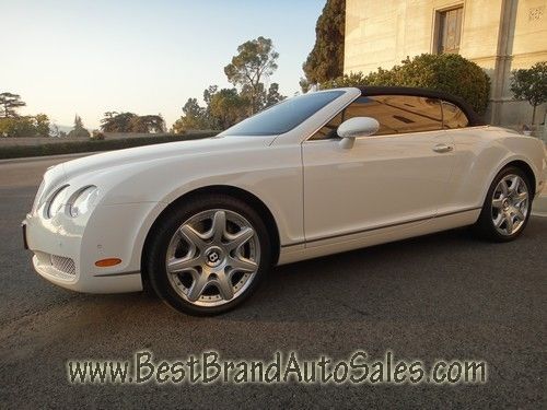 2008 bentley continental gtc convertible gt twin turbo low miles 17k clean title