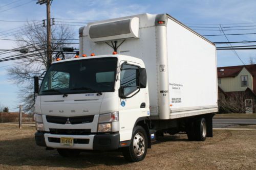 2012 mitsubishi fuso fe180 box truck with reefer
