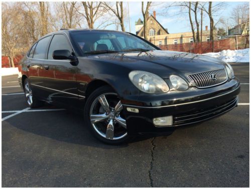 2003 lexus gs300 sport design - black - navigation - 18&#034; chrome rims - xenons -