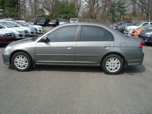 2005 honda civic lx sedan manual trans 1 owner clean carfax new car trade