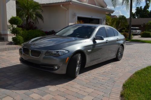 Bmw 528 clean carfax navigation 20&#034; wheels leather ft myers florida