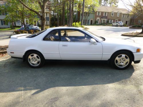 1993 acura legend l coupe white, six speed, low miles, rare