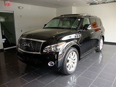2013 infiniti qx56 awd navigation, rear dvd ent, technology, deluxe touring