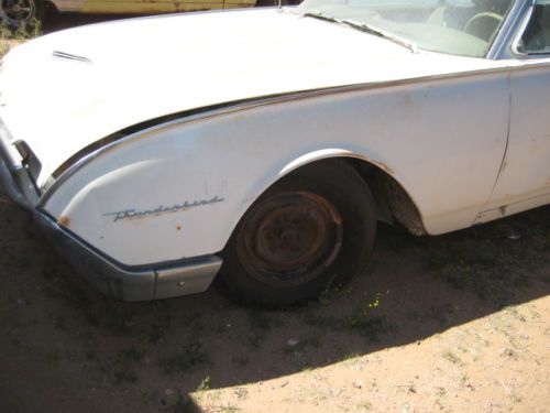 1961 ford thunderbird - az rust-free - needs total restoration - complete!!!