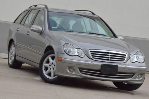 2005 mercedes c240 4matic station wagon lth/htd seats s/roof $499 ship