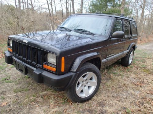 2001 jeep cherokee se sport, 4-door, 4.0l, 4x4, low mileage, one owner