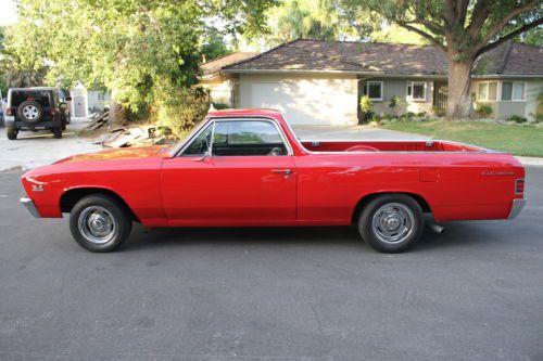 Steering Wheel Shaking >> Find used 1967 Chevrolet El Camino classic NO RESERVE 396 muscle red truck big block in ... Steering Wheel Shaking >> Find used 1967 Chevrolet El Camino classic NO RESERVE 396 muscle red truck big block in ...