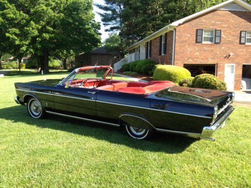 1965 ford galaxie 500 convertible - rust free original southern car!!!