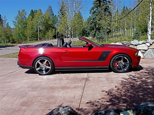 Roush mustang convertible 427r 1 of 1 build - t.v. car