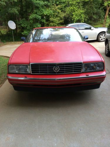 1989 cadillac allante base convertible 2-door 4.5l-project