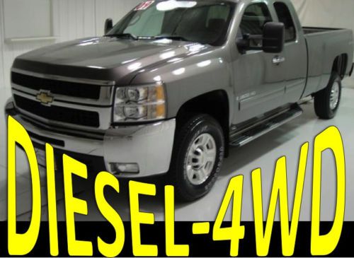 Duramax diesel certified 4wd 4x4 truck 6.6l long box extended cab clean history