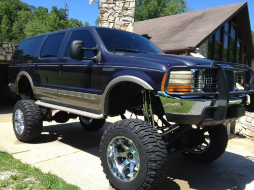 Monster excursion, ford, lifted, 4wd, extra chrome, suv, gas