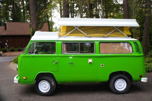 1978 volkswagen bus riviera westfalia pop top camper fuel injected good shape