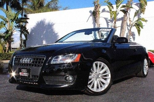 10 a5 cabriolet convertible, prestige pkg, certified! free shipping! we finance!