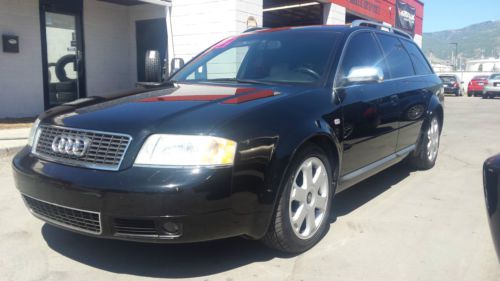 2002 audi s6 black, awd, v8, avant wagon, no reserve