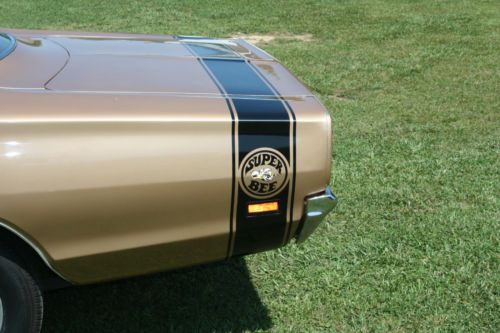 1969 dodge coronet super bee 383 hardtop 2-door (matching number car)