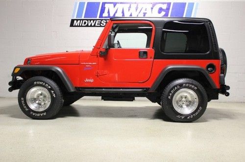Sport!~hard&amp;soft top~auto~a/c~31tires~brush gaurd rollbars~flame red~serviced