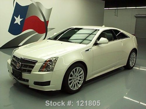 2011 cadillac cts 3.6 coupe leather alloy wheels 5k mi texas direct auto