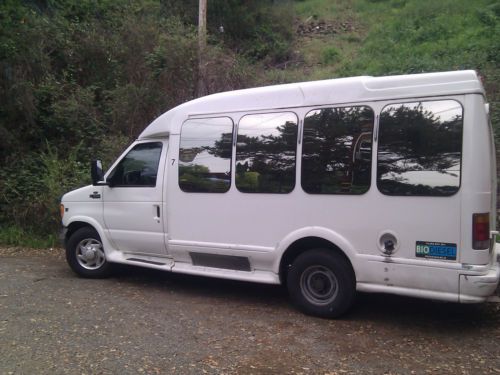 Tour bus, party bus, or conversion rv white 2000 ford e 350 turtle top
