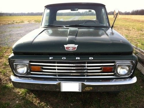 1963 ford f100 flaresides stepsides classic........ green good running condition