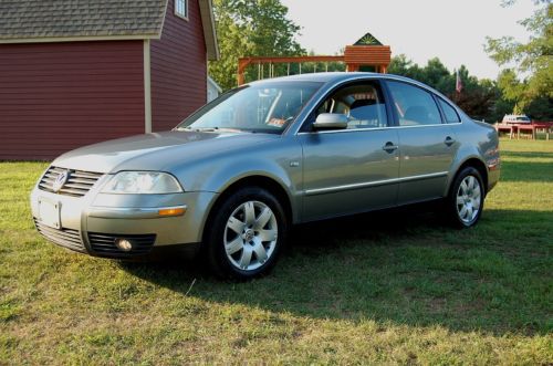 No reserve..very nice 2 owner 2003 volkswagen passatglx 4 motion  awd, 2.8 l v6