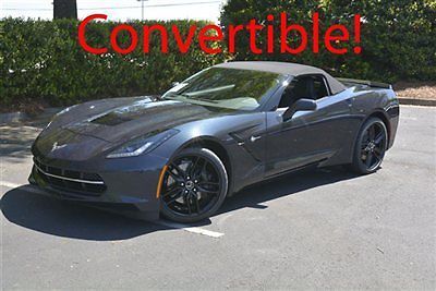 Chevrolet corvette stingray convertible z51 1lt new 2 dr manual 6.2l 8 cyl engin