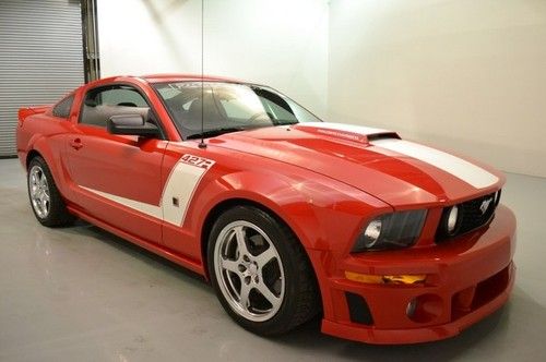 Roush mustang 427r manual torch red rare leather 08-264 stage 3 l@@k