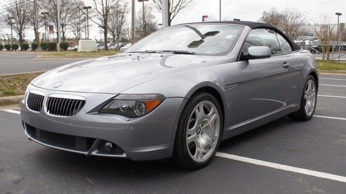 05 645ci convertible sport nav auto only 60k miles $0 down $446/mo!
