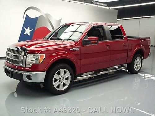 2010 ford f-150 lariat crew climate seats sunroof 68k texas direct auto