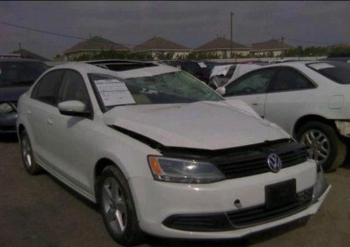 2012 volkswagen jetta tdi diesel media roof leather not salvage clear title