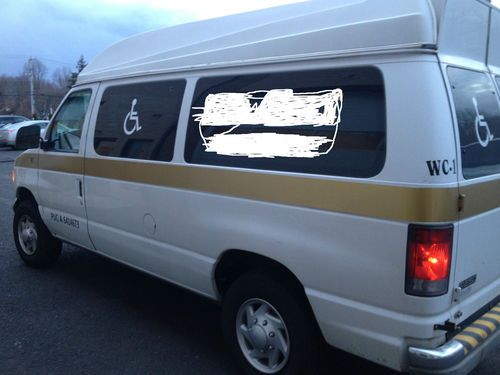 2002 ford e250 wheelchair van with additional seats