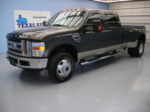 We finance!!  2008 ford f-350 lariat 4x4 powerstroke diesel dually long bed 1own