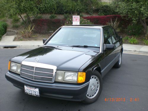 1991 mercedes benz 190e 2.6 ,all original, california car,runs great,no reserve